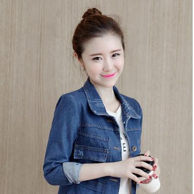 ÁO KHOÁC JEAN FORM DÀI WASH CÀO - NK357